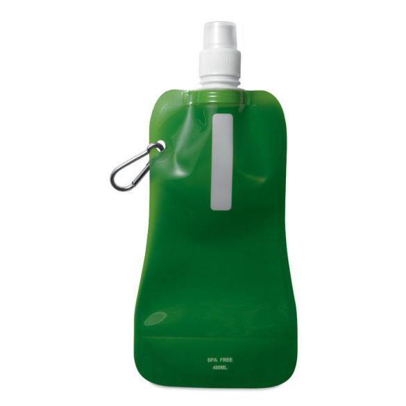 Sticla de apa pliabila, Plastic, transparent green