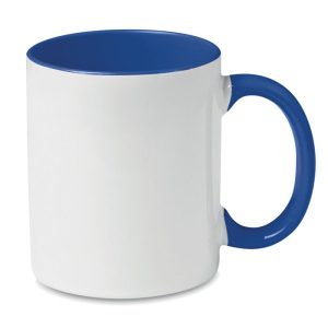 Cana colorata pentru sublimare, Stoneware, royal blue