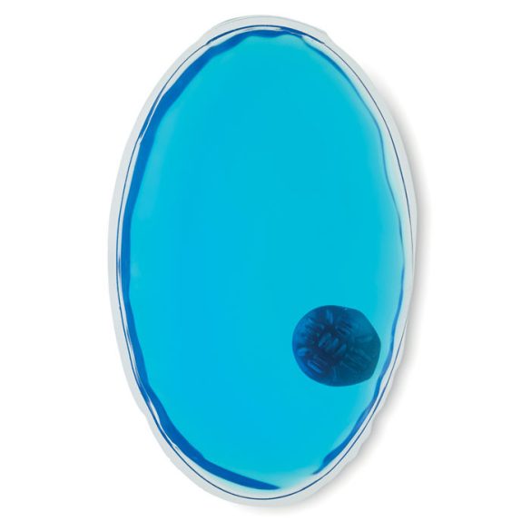 Pernuta ovala cu gel cald pent, PVC, transparent blue