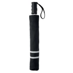 Umbrela de 21 inch, pliabila i, Polyester, black