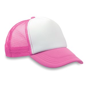 Sapca din poliester (plasa, in, Polyester, neon fuchsia