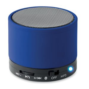 Boxa rotunda wireless, Metal, royal blue