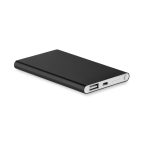 Baterie externa de 4000 mAh pl, Aluminium, black