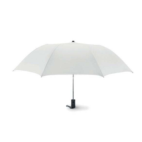 Umbrela automata de 21", Polyester, white