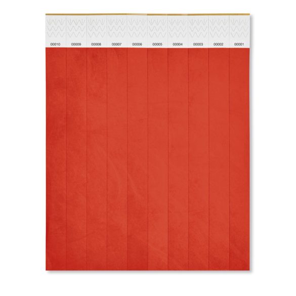 Bratara Tyvek®, Paper, red