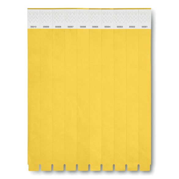 Bratara Tyvek®, Paper, yellow