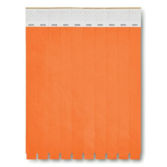 Bratara Tyvek®, Paper, orange