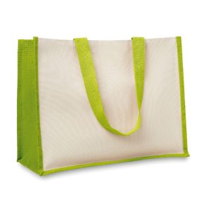 Sacosa iuta/ panza cumparaturi, Jute, lime