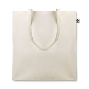 Sacosa cumparaturi din bumbac, Organic cotton, beige