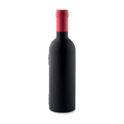 Set vin forma sticla, Item with multi-materials, black