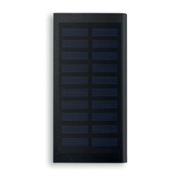 Baterie externa solara 8000mAh, Aluminium, black
