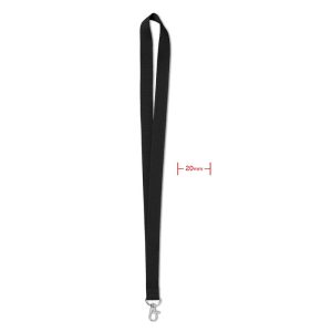 Lanyard, Polyester, black