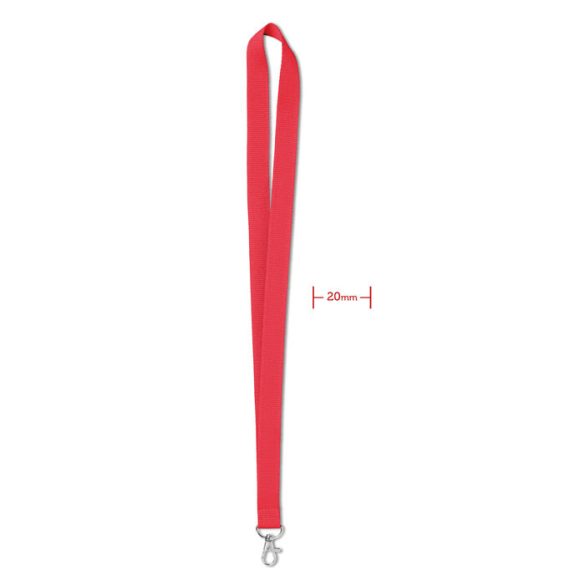 Lanyard, Polyester, red