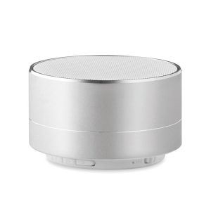 Boxa wireless din aluminiu, Aluminium, matt silver