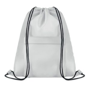 Sac mare cu cordon, Polyester, white