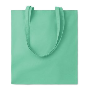 Sacosa cumparaturi cu manere, Cotton, verde menta