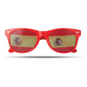 Ochelari de soare fotbal, Polycarbonate, red