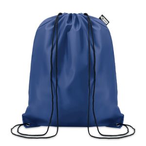 Sac cu cordon 190T RPET, PET, blue