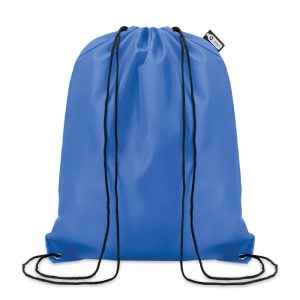 Sac cu cordon 190T RPET, PET, royal blue