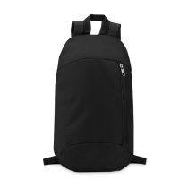 Rucsac cu buzunar frontal., 600D Polyester, black