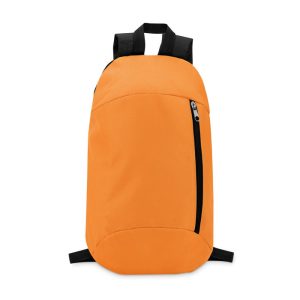 Rucsac cu buzunar frontal., 600D Polyester, orange