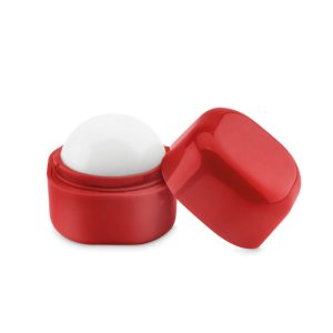 Balsam pt buze in cutie cubica, Plastic, red