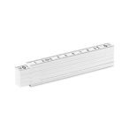 Metru pliabil tamplarie de 1m, Plastic, white