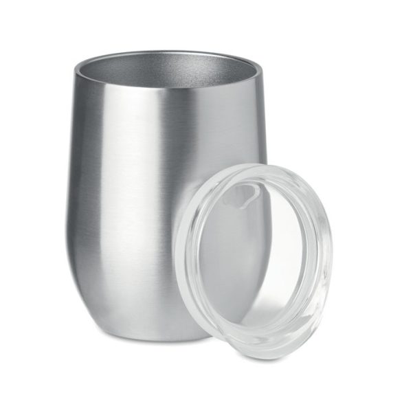 Cana de 300ml cu perete dublu, Stainless steel, matt silver