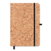 Notes A5 cu coperta din pluta, Cork, black