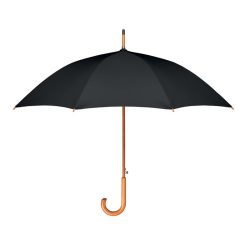 Umbrela de 23.5 inchi RPET, Polyester, black