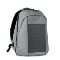 Rucsac cu panou solar, Polyester, black