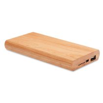 Powerbank 4000 mAh in bambus, Bamboo, wood