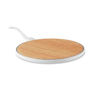 Incarcator wireless rotund, Plastic, white