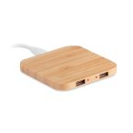 Incarcator wireless din bambus, Bamboo, wood