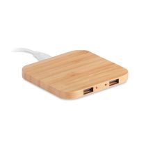 Incarcator wireless din bambus, Bamboo, wood