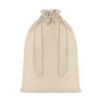 Punga mare din bumbac cu snur, Cotton, beige