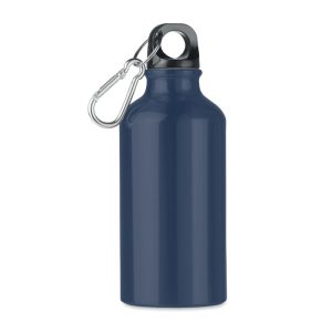 Sticla din aluminiu de 400 ml, Aluminium, Albastru inchis