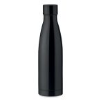 Sticla cu perete dublu 500ml, Stainless steel, black