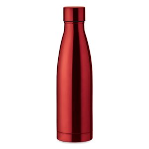 Sticla cu perete dublu 500ml, Stainless steel, red