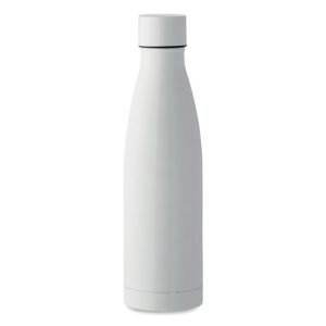 Sticla cu perete dublu 500ml, Stainless steel, white