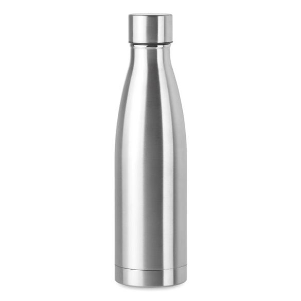 Sticla cu perete dublu 500ml, Stainless steel, matt silver