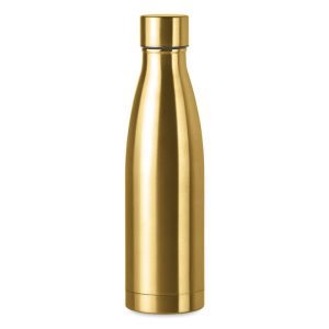 Sticla cu perete dublu 500ml, Item with multi-materials, matt gold