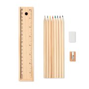Set de 12 creioane de lemn, Wood, wood