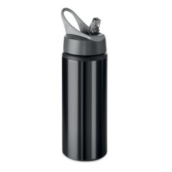 Sticla din aluminiu de 600 ml, Aluminium, black