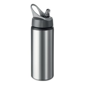 Sticla din aluminiu de 600 ml, Aluminium, matt silver