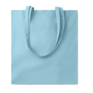 Sacosa cumparaturi din bumbac, Cotton, albastru copil