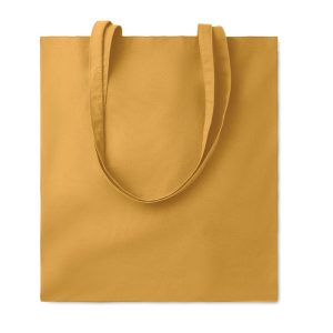 Sacosa cumparaturi din bumbac, Cotton, ocru