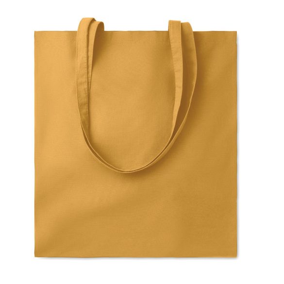 Sacosa cumparaturi din bumbac, Cotton, ocru