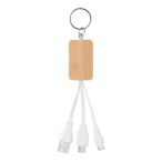 Cablu 3 in 1 din bambus, Bamboo, wood