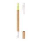 Pix cu marker 2 in 1, Plastic, yellow